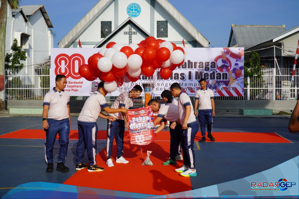 Rutan Kelas I Medan Gelar Pekan Olah Raga dan Perlombaan HUT RI Ke-80